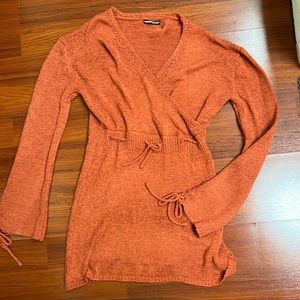 SHEIN v-neck sweater dress